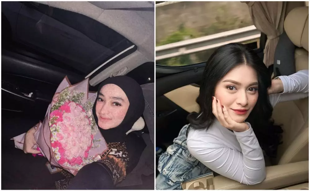 beda gaya Santyka Fauziah & Nathalie Holsher © 2024 Instagram beda gaya Santyka Fauziah & Nathalie Holsher © 2024 Instagram