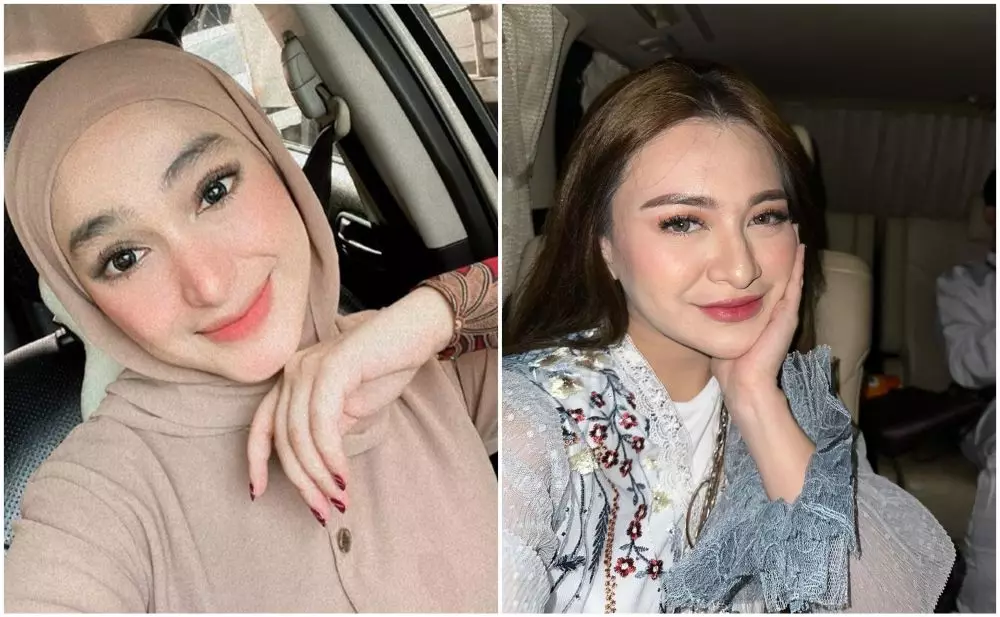 beda gaya Santyka Fauziah & Nathalie Holsher © 2024 Instagram beda gaya Santyka Fauziah & Nathalie Holsher © 2024 Instagram