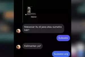 11 Chat lucu dapat pertanyaan absurd ini bikin emosi, jawabnya harus dengan sabar