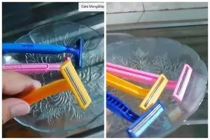 Tak usah beli baru, ini cara membersihkan dan menajamkan pisau cukur andalkan 1 bahan dapur
