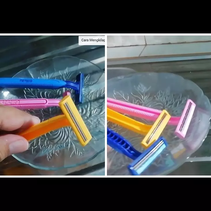 Tak usah beli baru, ini cara membersihkan dan menajamkan pisau cukur andalkan 1 bahan dapur