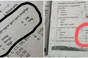 11 Jawaban kocak pilihan ganda ini bikin mikir dua kali, sampai bingung siapa yang salah