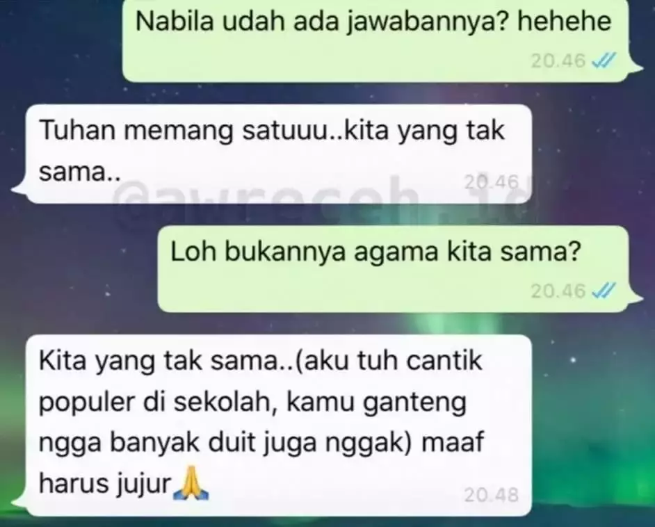 chat lucu ditolak tidak disangka-sangka berbagai sumber
