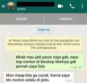 chat lucu ditolak tidak disangka-sangka berbagai sumber