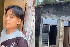 Anak SMP rawat ortu stroke ini huni rumah alas semen tanpa kasur, 10 potret huniannya bikin ikut miris