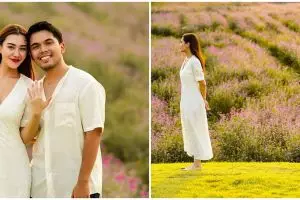 7 Momen Thariq Halilintar lamar Aaliyah Massaid di tengah kebun bunga ini romantis bak adegan drakor