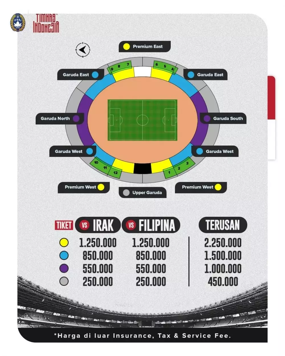 tiket timnas indonesia © Instagram tiket timnas indonesia © Instagram