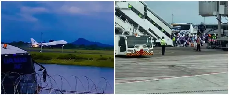 Mesin pesawat angkut jemaah haji embarkasi Makassar terbakar, Dirut Garuda ucap permintaan maaf
