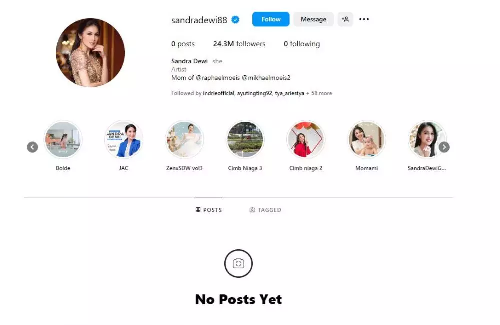 perubahan hidup sandra dewi sebagai seleb © berbagai sumber