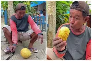 Aksi bapak-bapak tunjukkan fungsi lain sabut kelapa ini bukti cerdik saat kepepet, idenya boleh juga