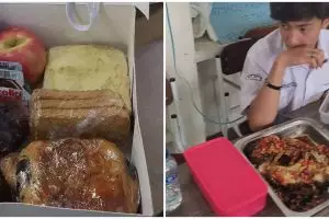 15 Potret kocak menu bekal makan siang ini nggak cuma komplet tapi bikin kenyang sampai pulang