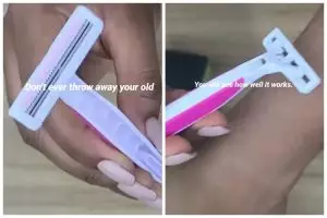 Bukan digosok kardus atau ikat pinggang, ini cara ampuh menajamkan pisau cukur pakai 1 alat dapur