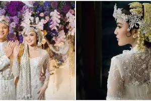 Kisah di balik gaun pernikahan Mahalini, sang desainer ungkap sempat terbakar hingga dijahit ulang