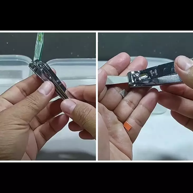 Tak perlu beli baru, ini trik menajamkan gunting kuku lama yang sudah tumpul cuma pakai 1 alat dapur