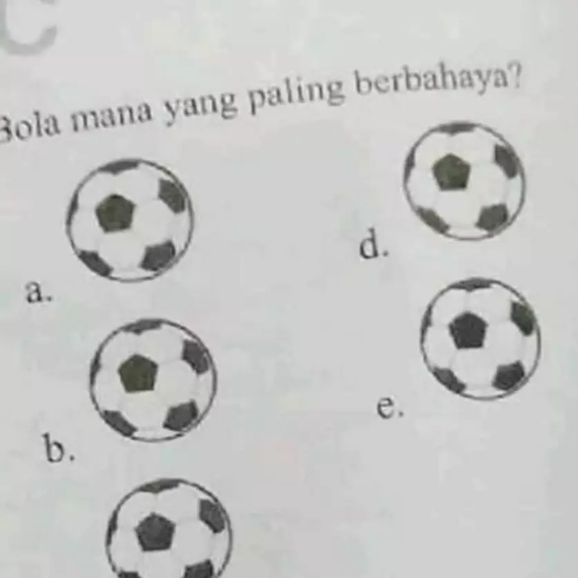 11 Potret kocak soal ujian bergambar ini penampakannya bingungin abis, para siswa auto pusing