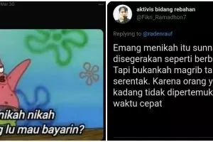 Ngelesnya bisa aja, 11 jawaban kocak warga X saat ditanya kapan nikah ini bikin tensi naik turun