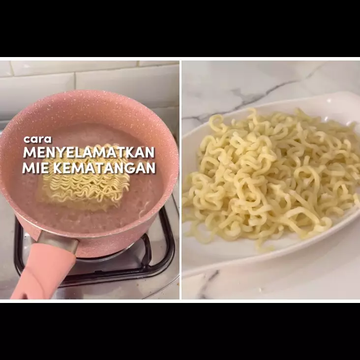 Jangan dibuang, cara ibu muda atasi mi terlalu matang ini ampuh jadi kenyal lagi pakai 1 bahan dapur