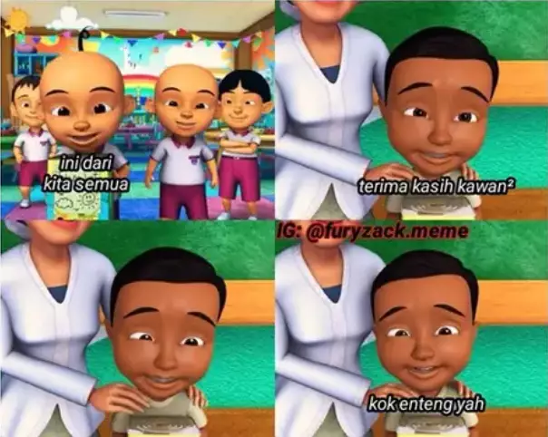 Upin dan Ipin ini bikin nahan emosi © X Upin dan Ipin ini bikin nahan emosi © X