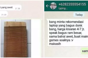 11 Chat lucu minta rekomendasi barang ke teman ini jawabannya di luar prediksi, kocak tapi bikin emosi