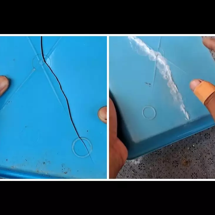 Bukan dilakban, ini trik memperbaiki nampan pecah cukup tambah 1 bahan dapur