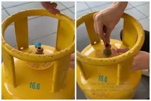 Tak perlu ditambal karet atau plastik, ini cara praktis hentikan tabung gas elpiji bocor tanpa alat