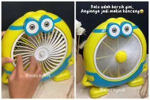 Tanpa botol plastik, begini cara mengubah kipas angin jadi sedingin AC cukup dengan 1 sampah dapur