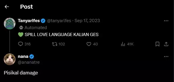 Jawaban kocak pas ditanya love language Berbagai sumber Jawaban kocak pas ditanya love language Berbagai sumber