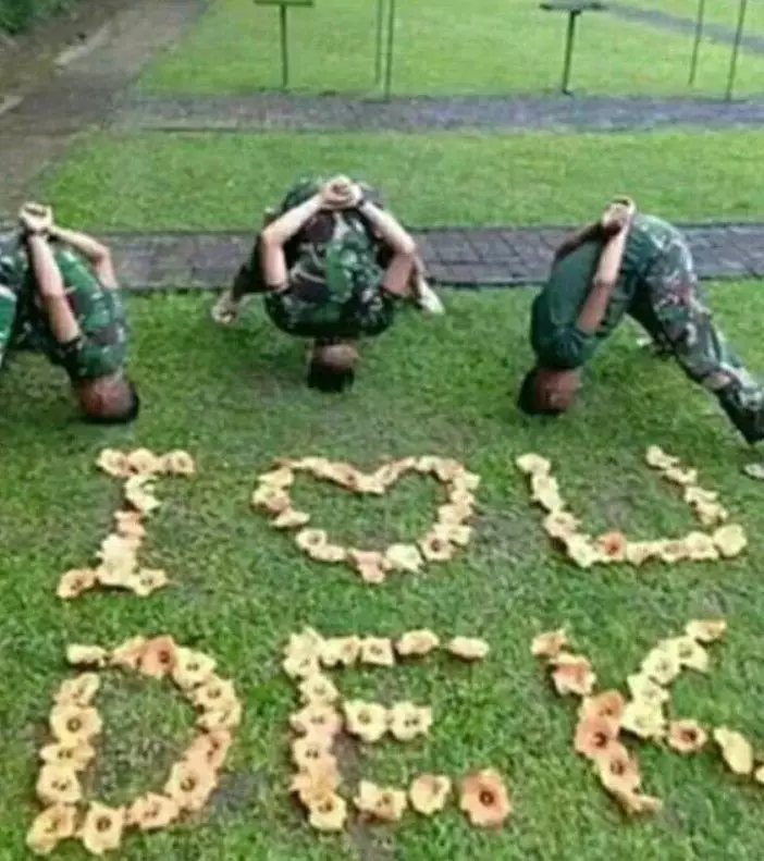 Potret kocak orang nembak © Instagram