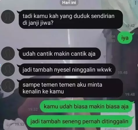 Jawaban kocak saat dihubungi mantan © Instagram Jawaban kocak saat dihubungi mantan © Instagram