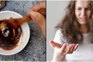 Tanpa dicampur bawang, wanita ini bagikan cara merawat rambut rontok pakai 1 bubuk minuman