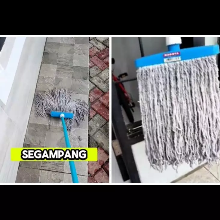 Bukan direndam semalaman, ini cara bersihkan kain pel dekil jadi putih lagi pakai 3 bahan dapur