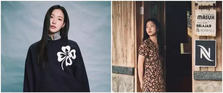 9 Potret Kim Go-eun jalani syuting iklan di Garut Jawa Barat, pesona cantiknya bak teteh Sunda
