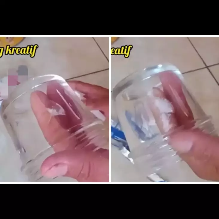 Tak perlu beli baru, begini cara menambal gelas kaca blender retak dan pecah bermodal 1 bumbu dapur