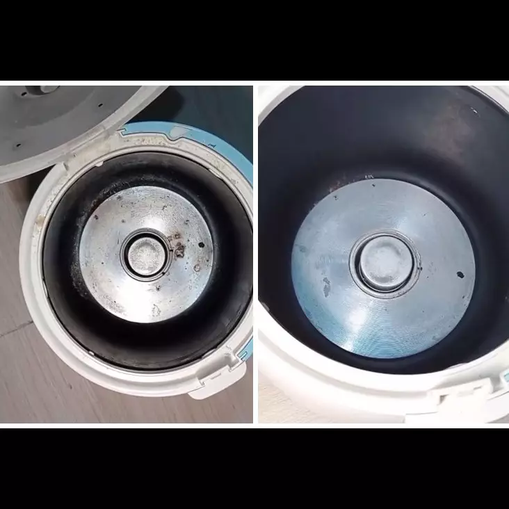 Auto kinclong dalam 10 menit, ini trik bersihkan kerak di dasar rice cooker tanpa cuka dan baking soda