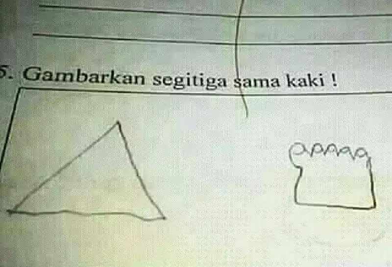 Jawaban kocak anak SD ketika ulangan  X/@shoppaashopee Jawaban kocak anak SD ketika ulangan  X/@shoppaashopee