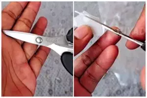 Modal Rp 3.000, begini cara menajamkan gunting lama yang sudah tumpul cuma tambah 1 bahan dapur