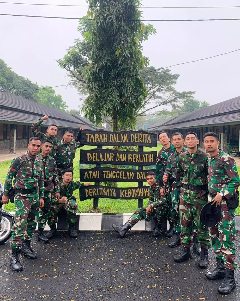 Daffa Wardhana pelatihan militer © Instagram Daffa Wardhana pelatihan militer © Instagram