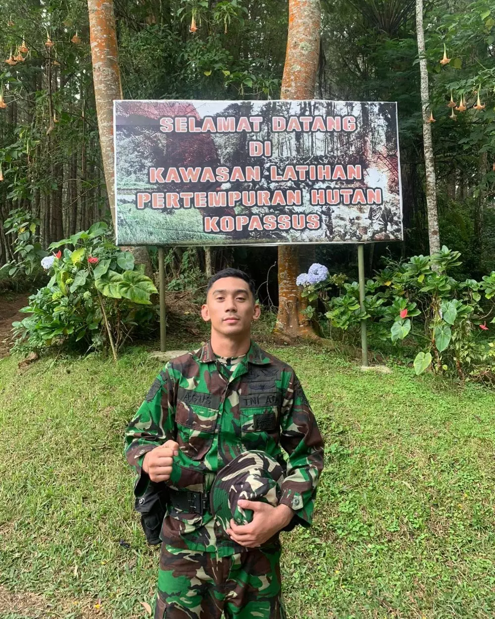 Daffa Wardhana pelatihan militer © Instagram Daffa Wardhana pelatihan militer © Instagram