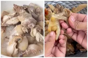 Cuma butuh waktu 20 menit, ini trik merebus daging ayam kampung agar empuk sempurna meski tanpa presto