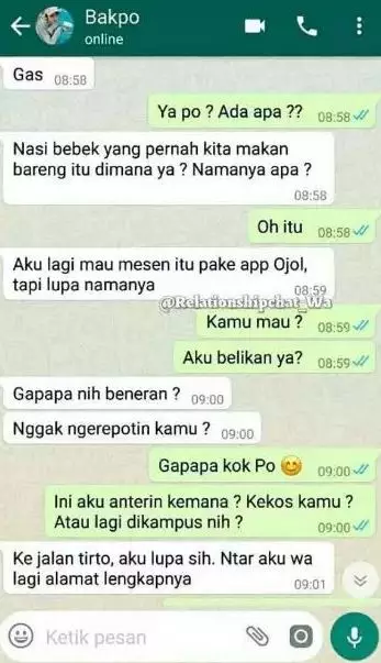 chat lucu pacar terlalu setia Berbagai sumber