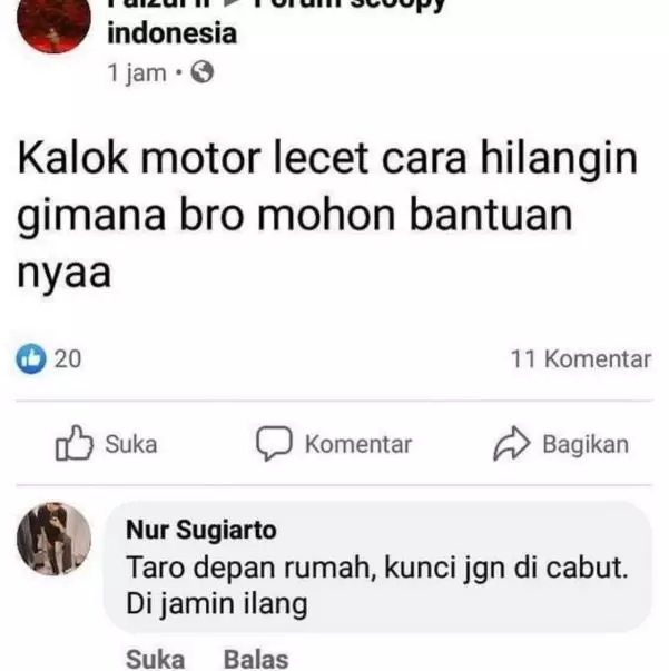 Jawaban kocak pas dimintai saran Berbagai sumber