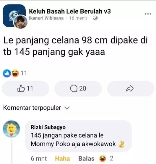 Jawaban kocak pas dimintai saran Berbagai sumber