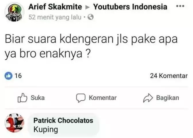 Jawaban kocak pas dimintai saran Berbagai sumber