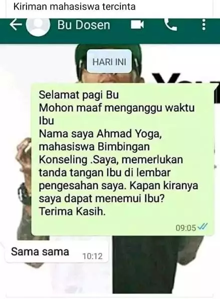  Jawaban kocak dosen ketika di chat mahasiswa Berbagai sumber
