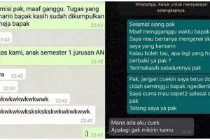 11 Jawaban kocak dosen ketika di chat mahasiswa ini pengen kesal tapi cuma bisa ngelus dada