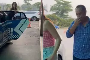 Heboh Nia Ramadhani dan Ardie Bakrie diangkut pakai mobil polisi di jalan tol, begini kronologinya