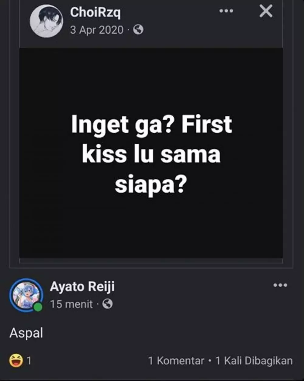 Jawaban kocak seputar asmara Berbagai sumber