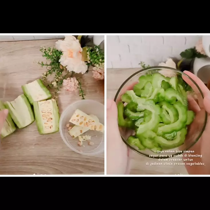 Bukan diremas garam, begini trik ampuh menghilangkan pahit pada pare cuma pakai 3 bahan dapur