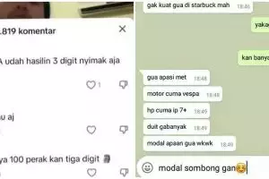 11 Jawaban kocak balasan komentar orang pamer ini endingnya bikin tertawa geli