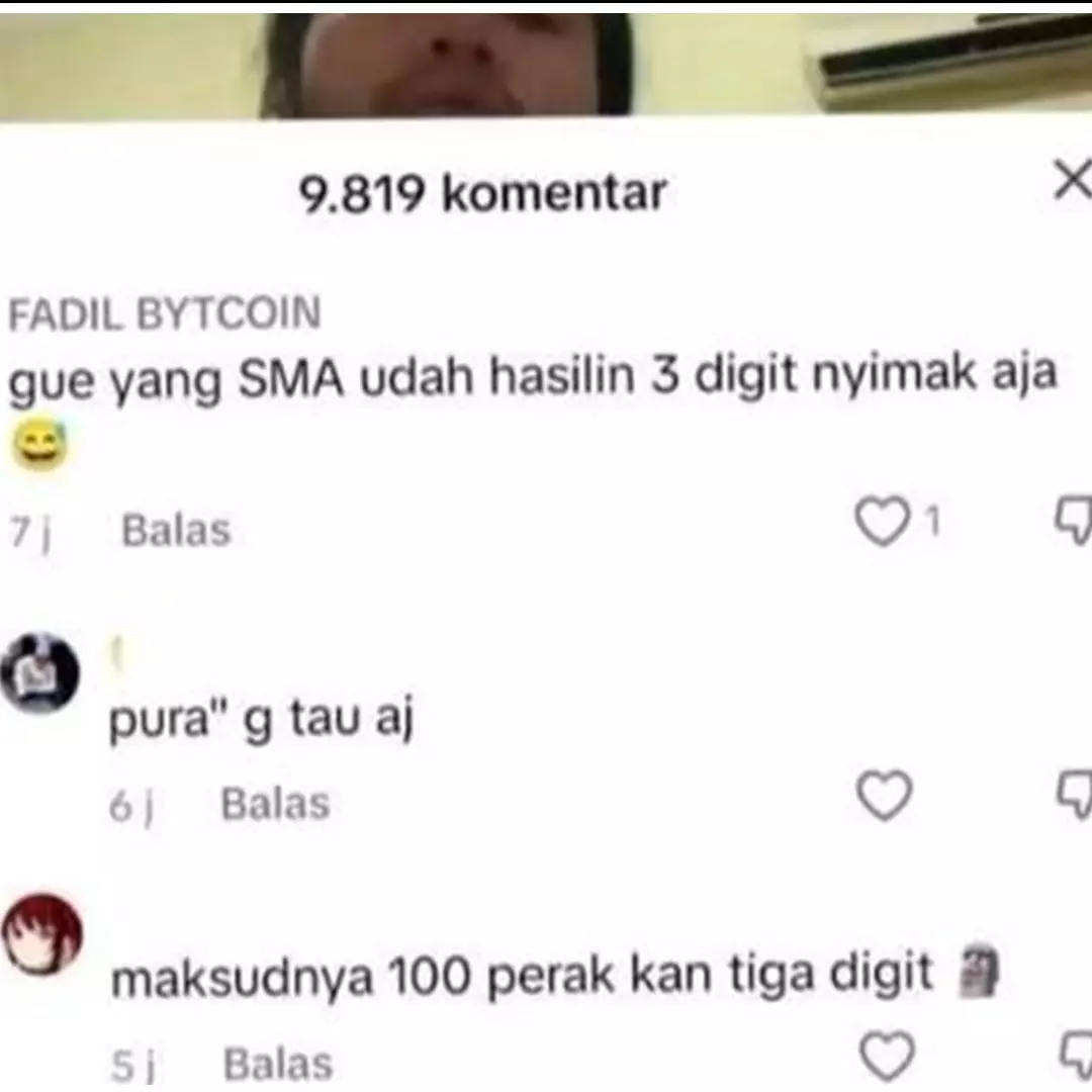 11 Jawaban kocak balasan komentar orang pamer ini endingnya bikin tertawa geli